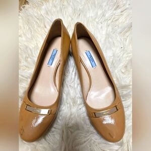 Prada Women's Tan Leather Flats